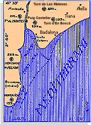 Paleogeografia de la costa de Baitolo (segle III a.C.)